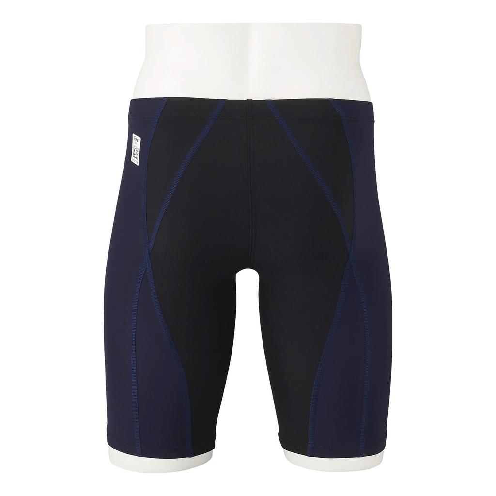 Mizuno Half Spats Size FINA Swimming Men's MX-SONIC II (N2MB2011), XS, Black/Navy, (International Federation) Approved.