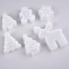 Christmas Tree Silicone Mold Santa Elk Scene Candle Mould Plaster Resin Mold 3D DIY Gypsum Aromatherapy Candle Mold Party Decor