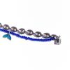 niroserendipity EiGHT CHAiN & DOLPHiNE BLUE BEADS BRACELET #77