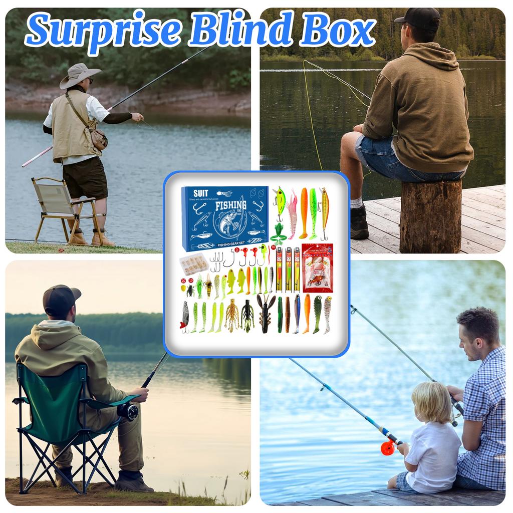 671A Luya Mysterious Fishing Equipment All Fishing Kits Big Mouth Bass Small Mouth Bass Troutbait Fishing Set