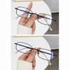 Retro TR Metal Reading Glasses Black Silver Gold Rectangle Computer Eyeglasses Frame Glasses Men Women