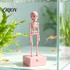Atmospheric Underwater Decoration Dancing Skeleton Aquarium Bubbler with Movable Joints for Halloween Fish Tank Decorations, Creative Gift Keepers Air