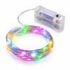 1m 10-LED Four-Color Constant-On Copper Wire String Light