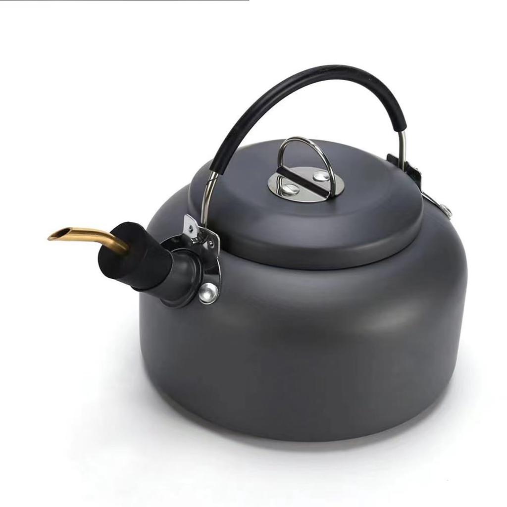 Yoseka Kettle Spout Extension Spout Outdoor Kettle Skitter Pot Utensil Camping Kettle with Cleaning Brush Nozzle Coffee Parts Lightweight Aluminum