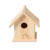 Small Stand Garden Bird House Durable Bird Nest House Convenient Wooden Bird House  Indoor Use