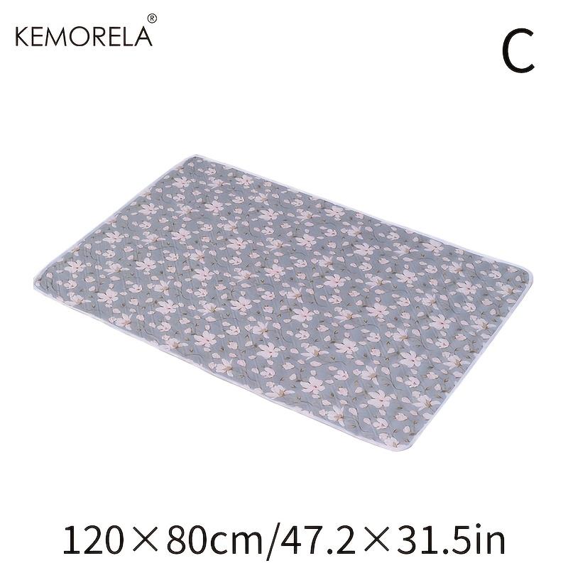  1PC Washable Guinea Pig & Hamster Cage Mat - Super Absorbent Non-Slip Pet Bedding 31"x47" for Rabbits & Small Animals