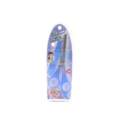 [9003] Self-Grooming Women's Eyebrow Trimming Blue Thinning Scissors KQ-1008