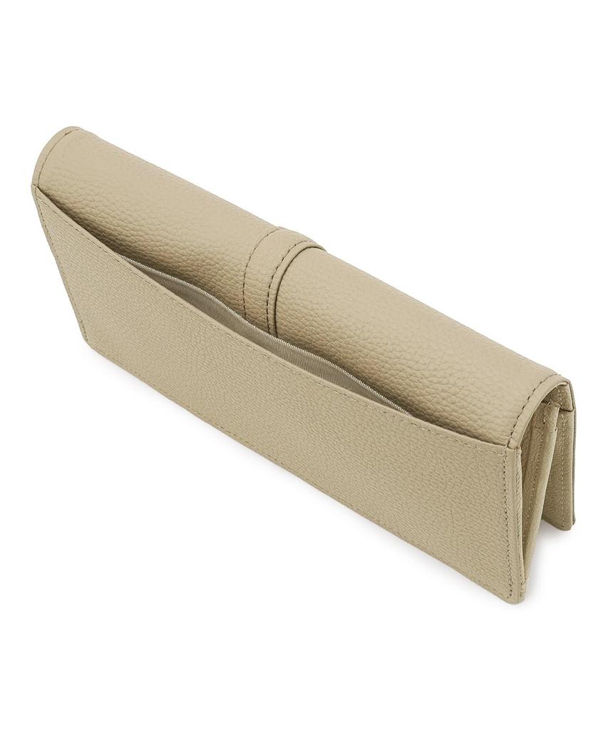 Toff & Loadstone Schlanke Lange Geldbörse, Leicht geschrumpft, Dünnes Rindsleder, Einheitsgröße, Chai-Beige