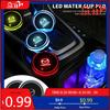 2025 Heiß Bunt Universell LED Auto Getränkehalter RGB Licht Matte Pad Für Mazda 3 6 CX5 2 CX3 CX9 MX5 RX8 Axela Demio Atenza MS GJI G