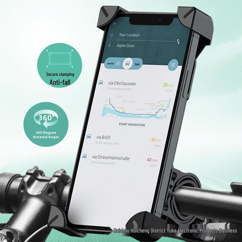 Express Train X006 Bicycle & Motorcycle Handlebar Mount for Meituan Electric Vehicles