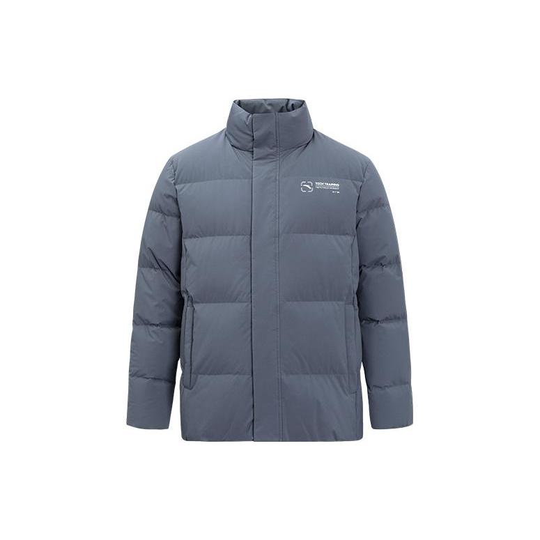 ANTA Variety Training Collection Down Jackets Men s Gray Stand Collar Thickened Other 952247944-3 L