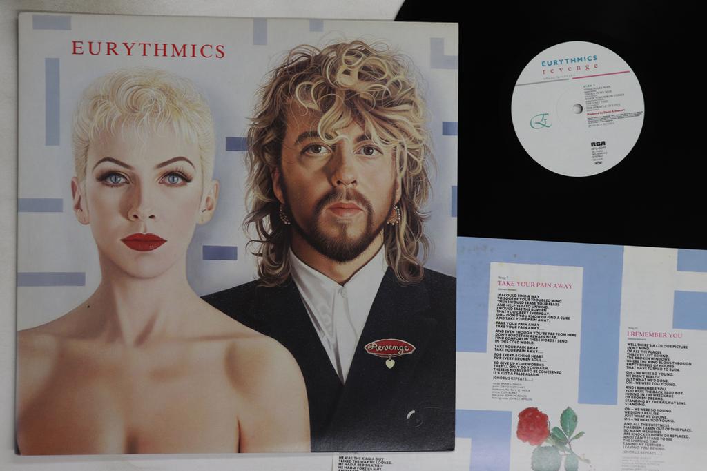 LP Record EURYTHMICS - Revenge RPL8346 RCA 1986 Japan Rock Used