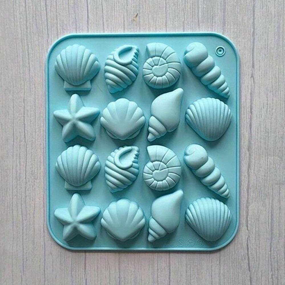 Silicone Material Ocean Themed Molds Multi-Cavity Design Starfish Candy Mold  Party Treats