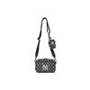 New MLB Monogram Collection Polyester Combo Bag Camera Bag Shoulder Bag Crossbody Bag Mini Unisex Black 3ACRS012N-50BKS