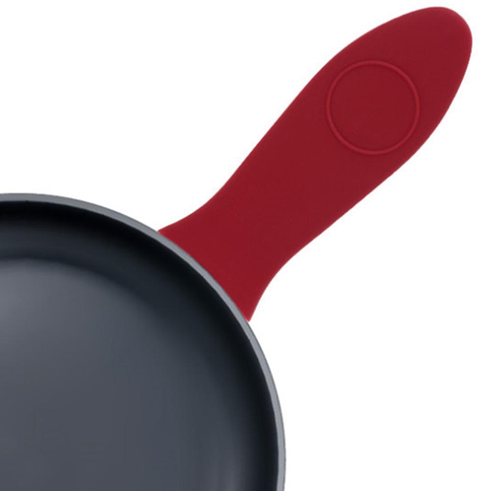 8Pcs Silicone Pan Handle And Pot Grips Heat Resistant Cover For Frying Cookware Parts Unique Kitchen Tools Cookware Parts