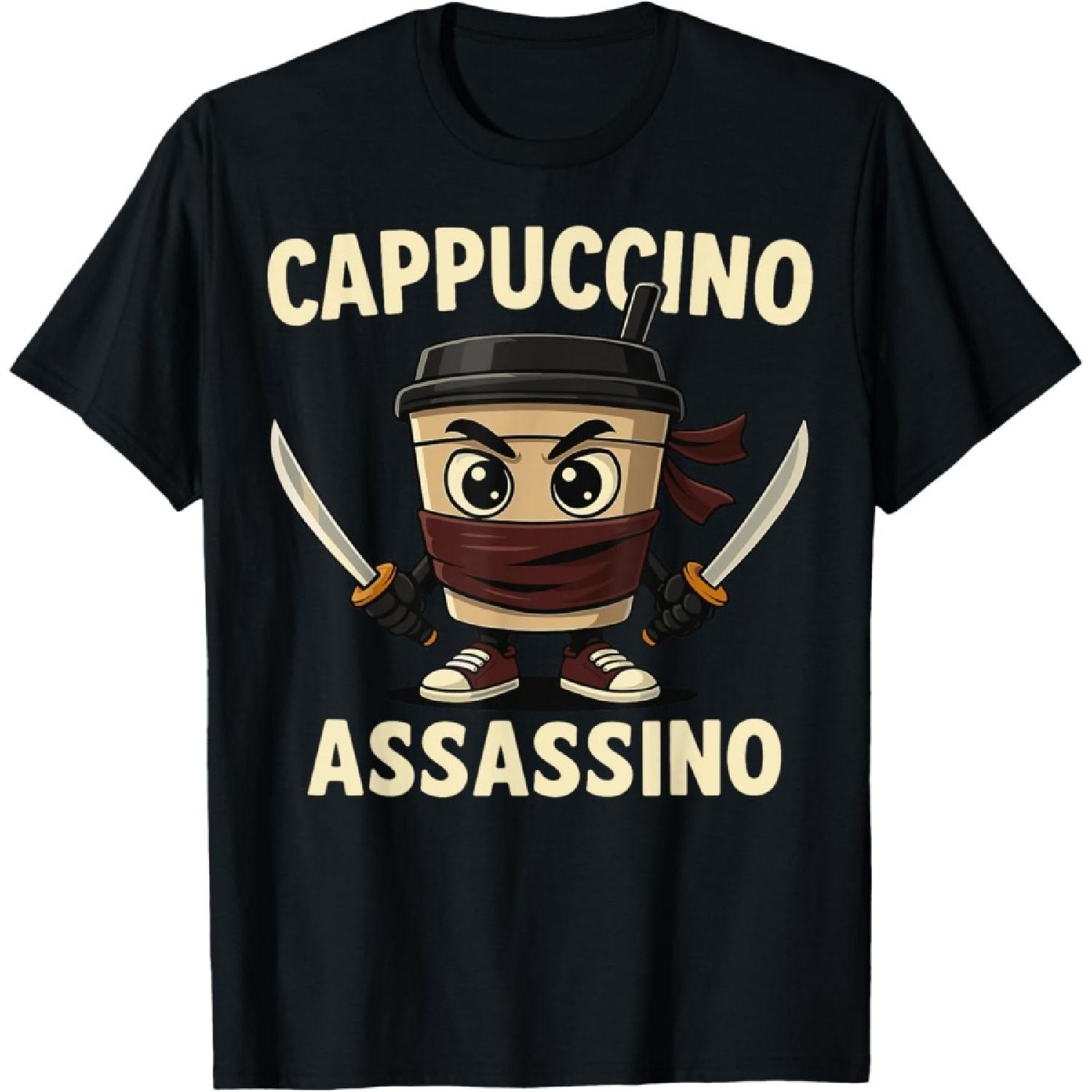 Мем Итальянский Мозговая Гниль Капучино Убийца Футболка S