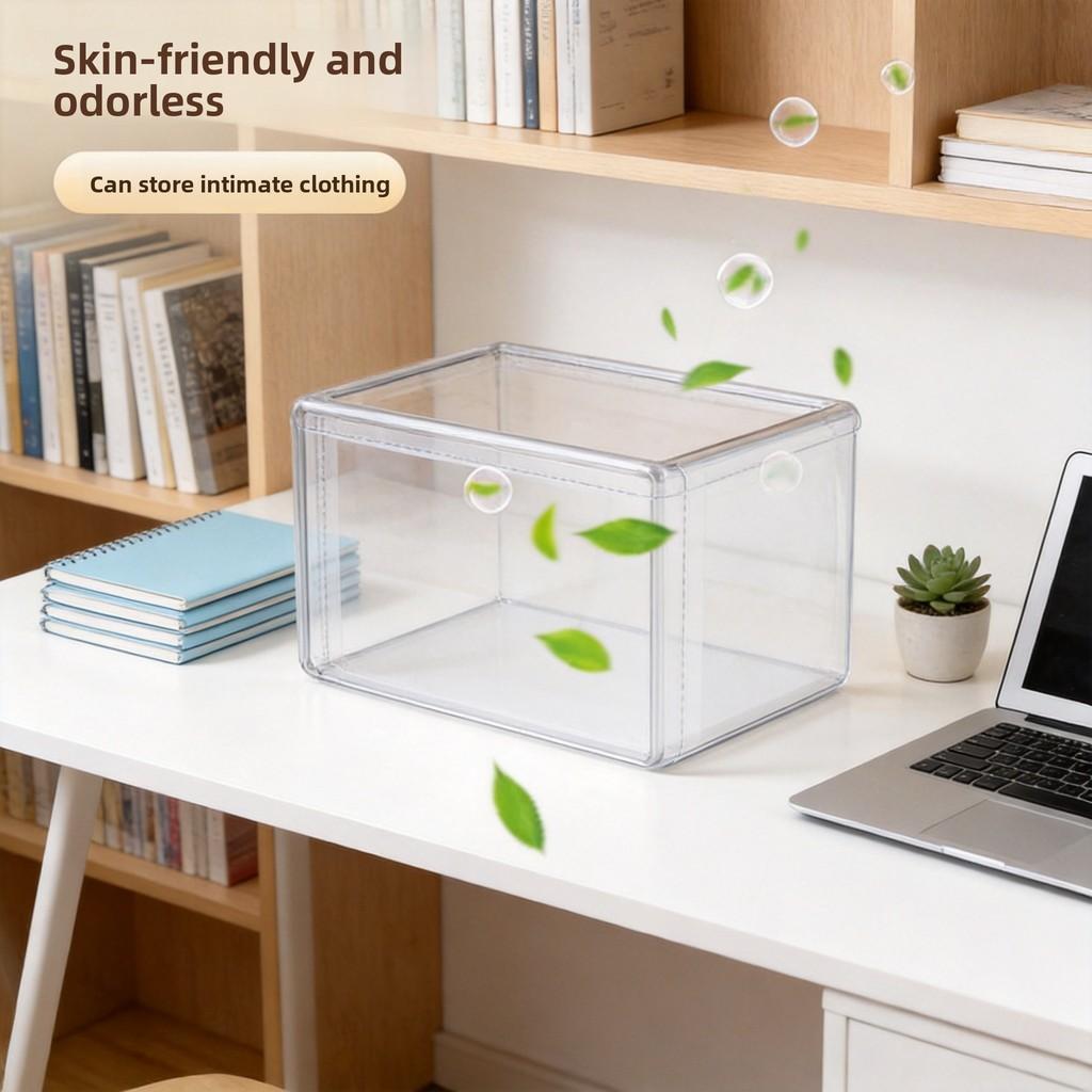 Modern Minimalist Clothes Storage Box With Foldable Steel Frame For Bedroom Organization