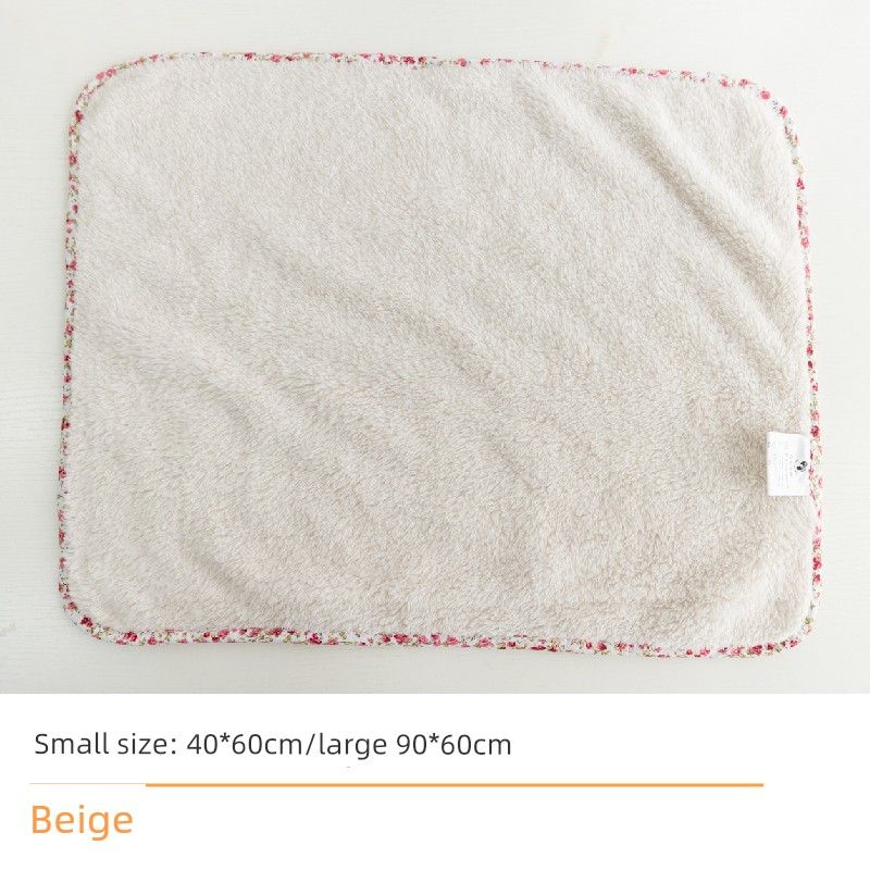 

Summer Pet Mat Washable Canvas Stain-Resistant All Year Round Neutral Dog Bed Floor Mat Dog Cat Nest Dog Cat Neutral Pet Beige(40*60cm (not Fleece-lined))