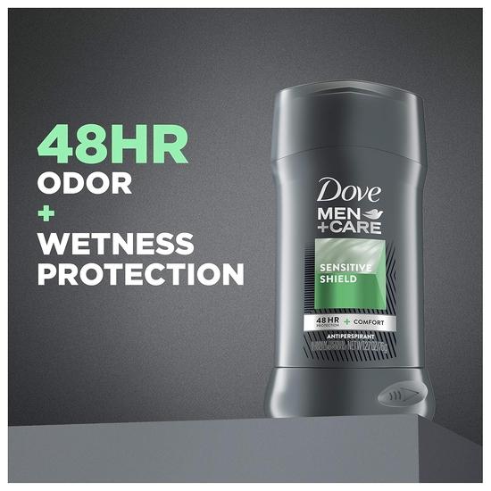 DOVE Men+Care Antiperspirant Deodorant Stick, Sensitive Shield 2.7 Oz