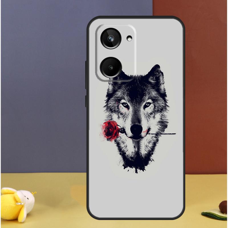 Animal Wolf For Realme GT7 GT6 15 Pro 10 11 12 13 14 Pro Plus C55 C71 C75 C67 C63 C61 C53 C35 C65 Case