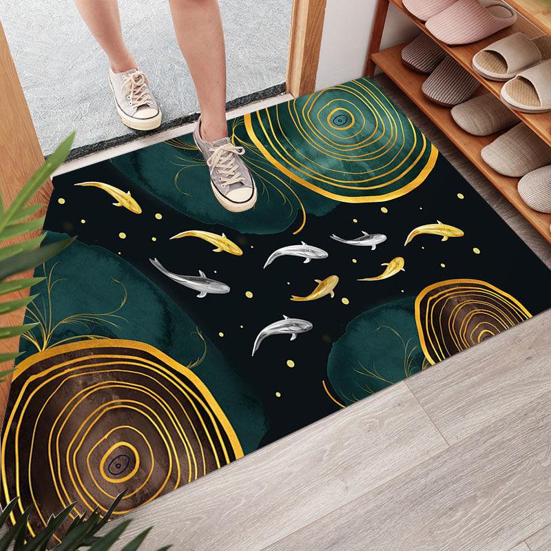 3D Entrance Floor Mat Entrance Door Mat Bedroom Kitchen Water Absorbent Foot Mat Bathroom Non Slip Mat Foot Mat Household