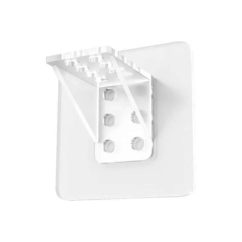 Enhanced Punch-Free Shelf Bracket Wardrobe Cabinet Support Sticker Triangle Frame