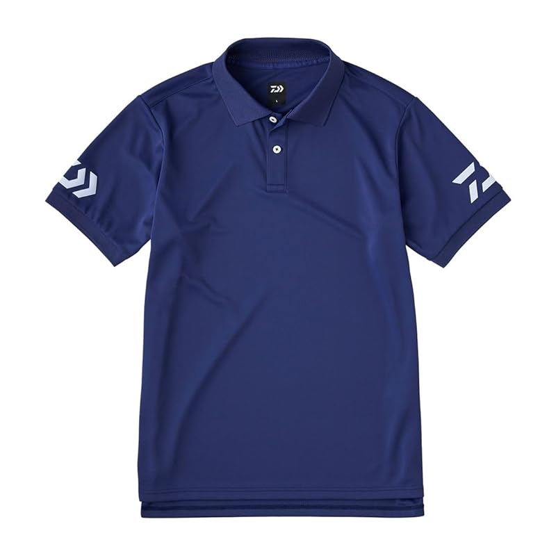 

[Daiwa] short sleeve polo shirt 25DE-7925 kids Grape navy x white L