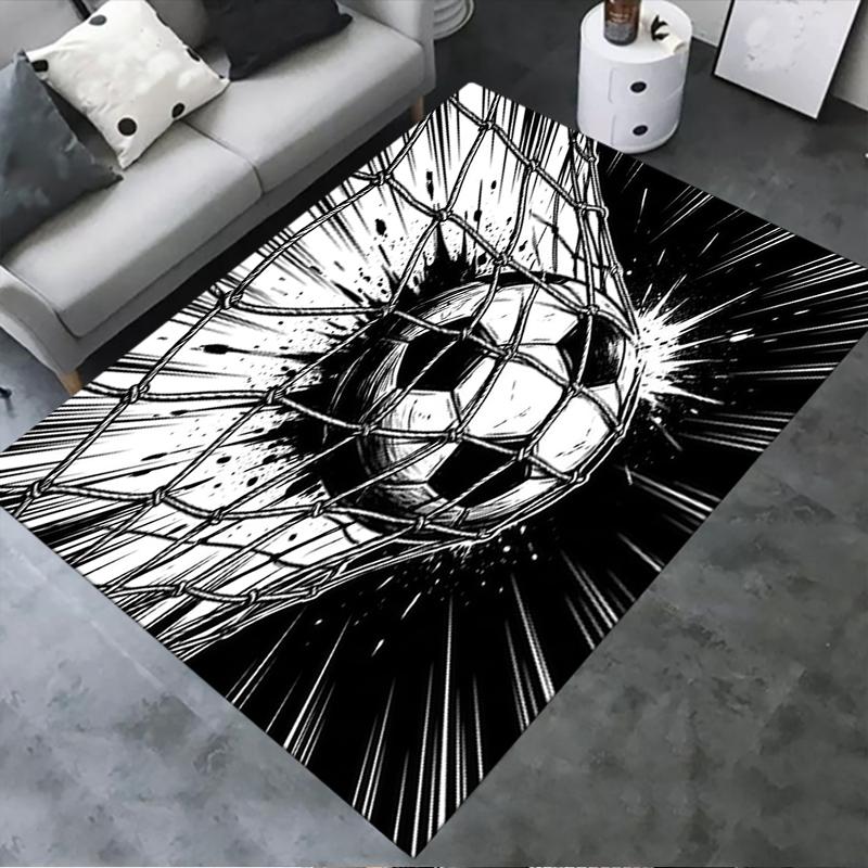 2025 New Soccer and Basketball Carpet Rug for Living Room Bedroom Home Sofa Decoration,Kids Play Non-slip Floor Mat