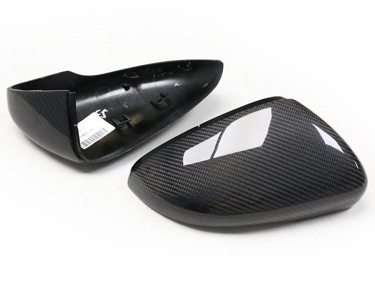 Carbon Fiber Replacement Rearview Mirror Cover for Volkswagen Golf 6, Touran, Bora, New Lingyu