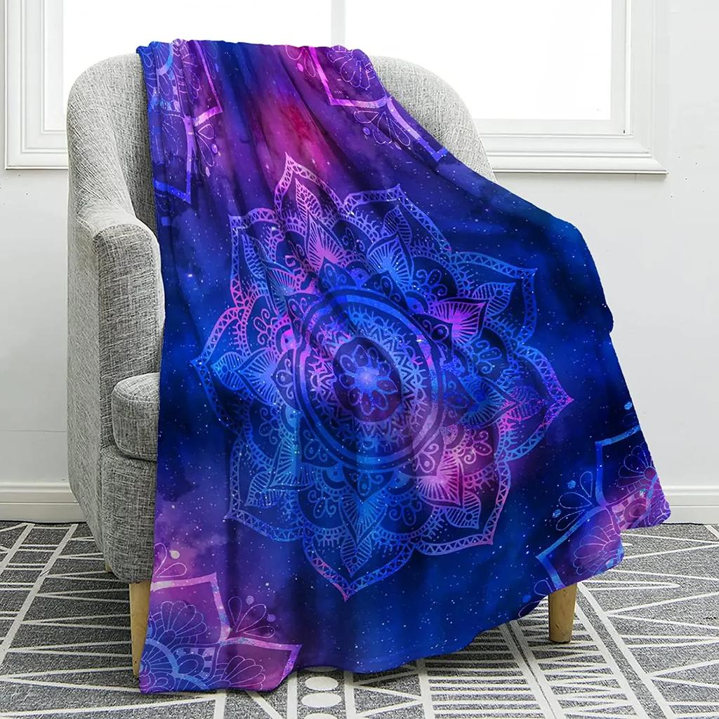 Galaxy Blanket Outer Space Starry Sky Flannel Throw Blanket for Bed Sofa Couch Warm Soft for Boys Girls  Birthday Festival Gift