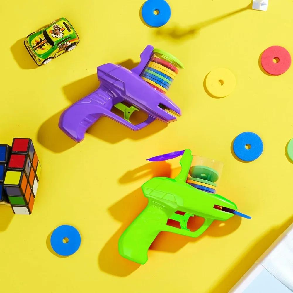 Εκτοξευτής Δίσκου Αφρού Ιπτάμενος Δίσκος Χειρός Σκοπευτής Παιχνίδι Σκοποβολής Εσωτερικού Χώρου Παιχνίδι Εξωτερικού Χώρου για Γάτα Παιχνίδι Γάτας