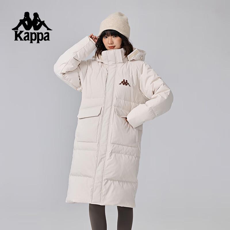 Kappa 2024 Unisex Hooded Long Winter Down Jacket