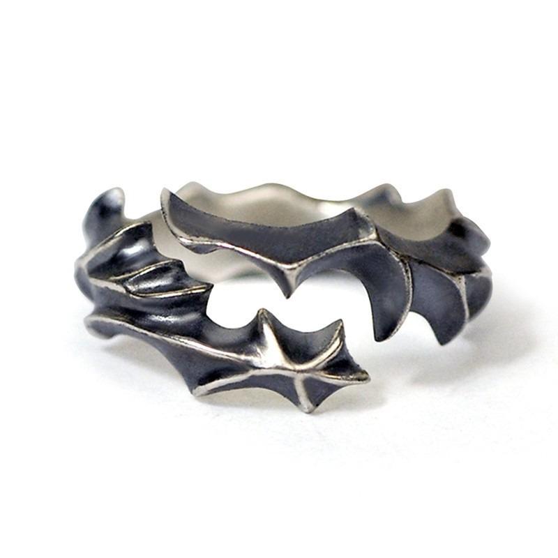 Meier Men's Octopus Ring - Adjustable Open Design, Trendy & Punk-inspired Squid Ring