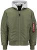 Winter Jacket Alpha Industries MA-1 ZH Back EMB (138105)