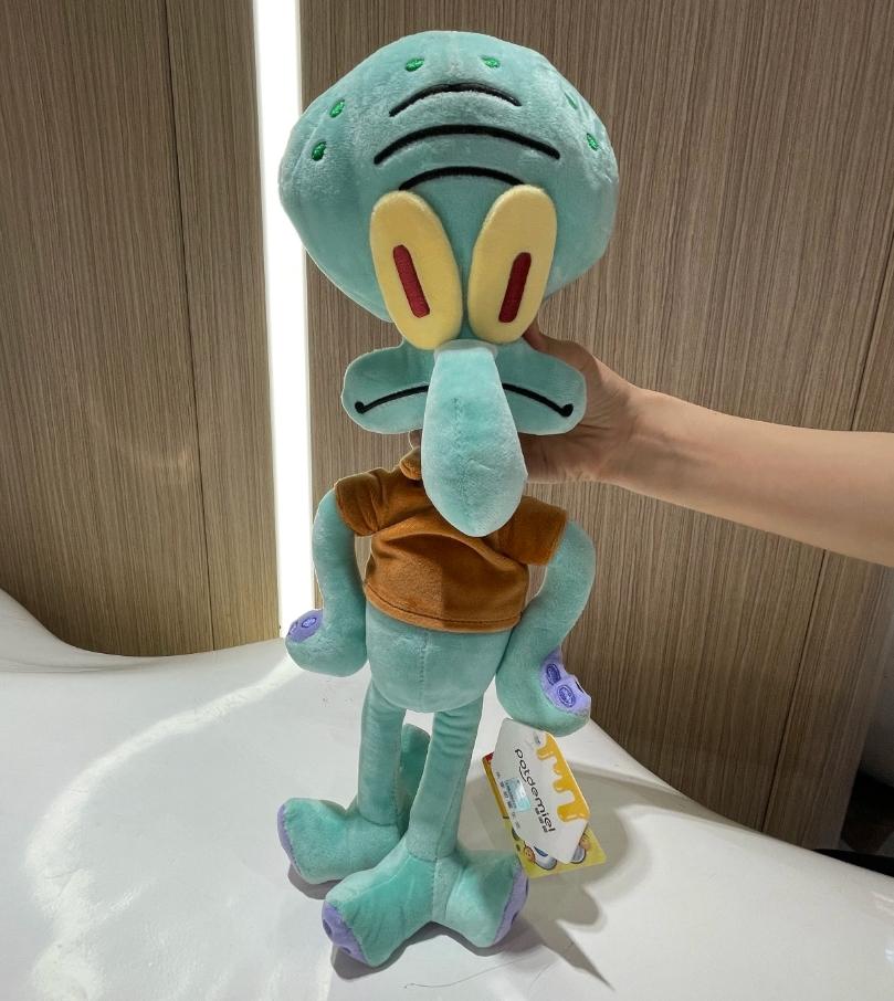 Genuine Anime Spongebob Squarepants Patrick Star Squidward Eugene H. Krabs Gary Kawaii Cartoon Stuffed Plush Toys Birthday Gift