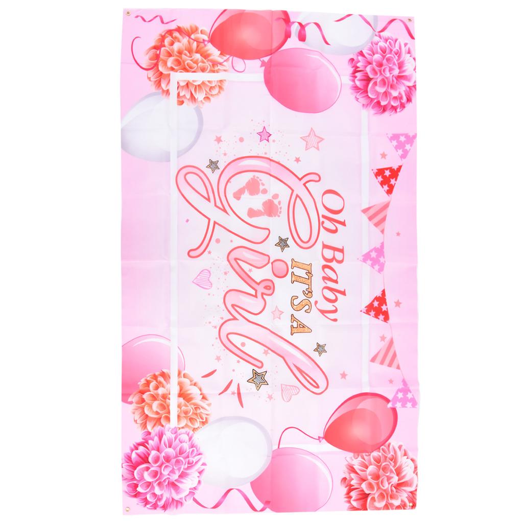 Baby Shower Backdrop Safe Easy Cleaning Exquisite Beautiful Baby Shower Decorations