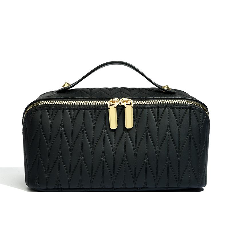 osmetic bag, large capacity, portable, high-end feeling, going out for travel, waterof cosmetics, washing and storage bag.