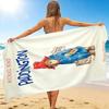 1Pc Paddington Bear'S Journey Beach Towel, Quick Dry, Multi-Use for Beach Pool Gym Yoga Home Travel, Christmas, Halloween, Xmas Gift M928230
