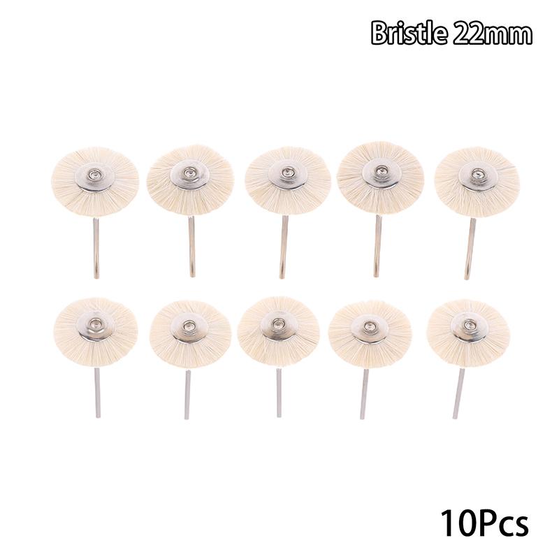 10Pcs Dental High Quality Polishing Hairbrush Wheel Polishing Brushes Dental Laboratory Equipment Materials Supplies