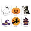 Halloween Spiral Banner and Flag Decoration Set