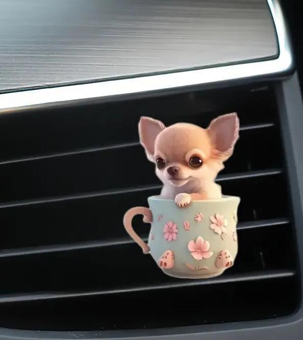 Милое акриловое украшение для автомобиля One Size