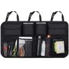 Car Trunk Organizer Adjustable Backseat Storage Bag Net High Capacity Multi-use Oxford Automobile Seat Back Organizers