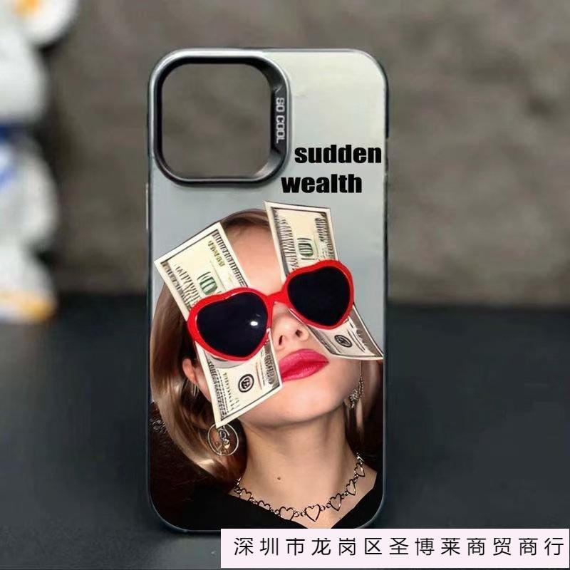 New European and American applicable iphone16 mobile phone case Apple 15promax/14 creative 13pro12 sunglasses 11xr