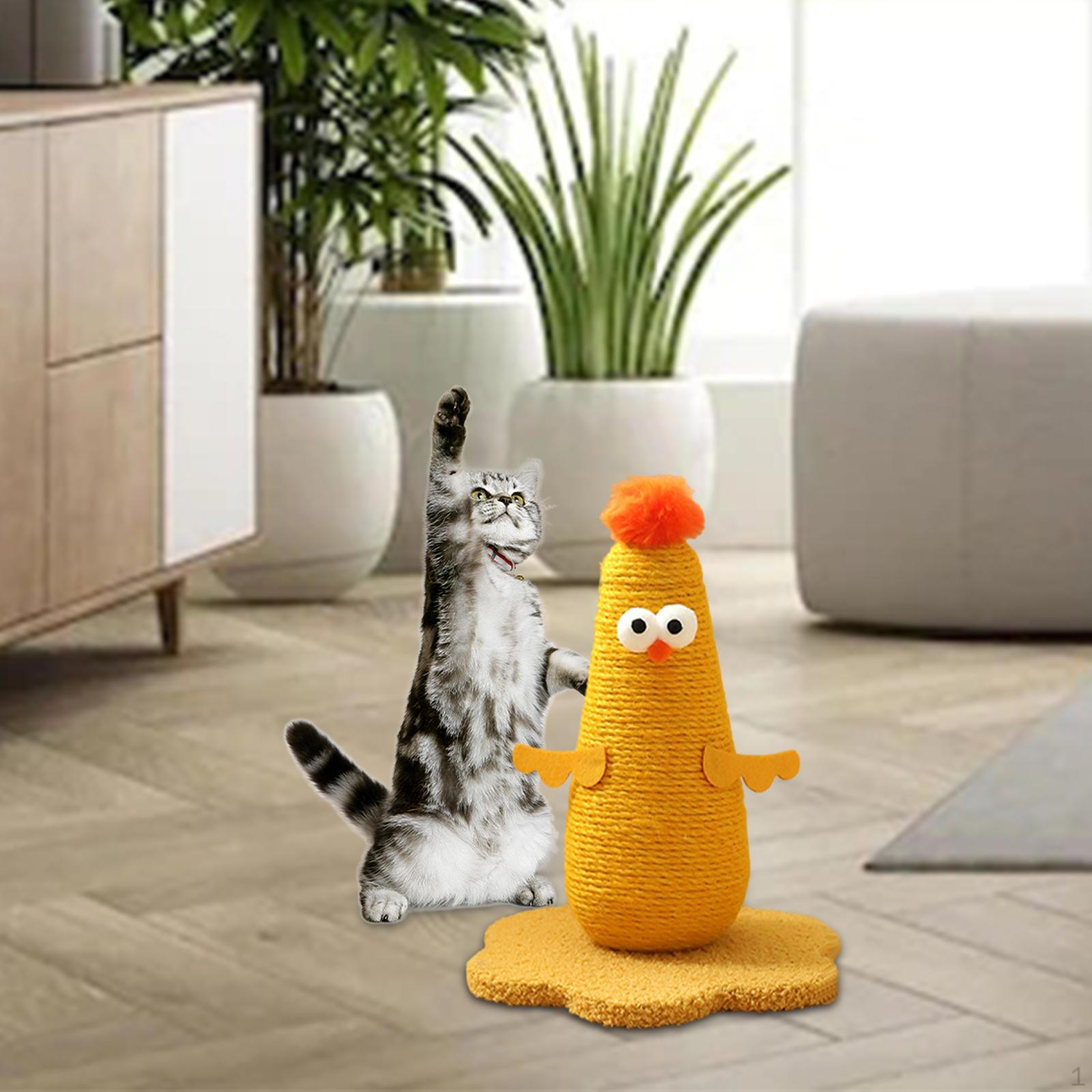 Лазалки для кошек с когтеточкой для котят yellow S