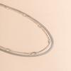 Double-layer Simple Women's Metal Thin Chain Waist Chain, Beach Snake Bone Chain, Rhinestone Waist Chain, Body Chain.