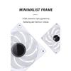 JONSBO SL-120 White/Black 120mm Case Fan 5V 3PIN ARGB Silent CPU Cooler Fan 4PIN PWM Serializable Reverse Fan