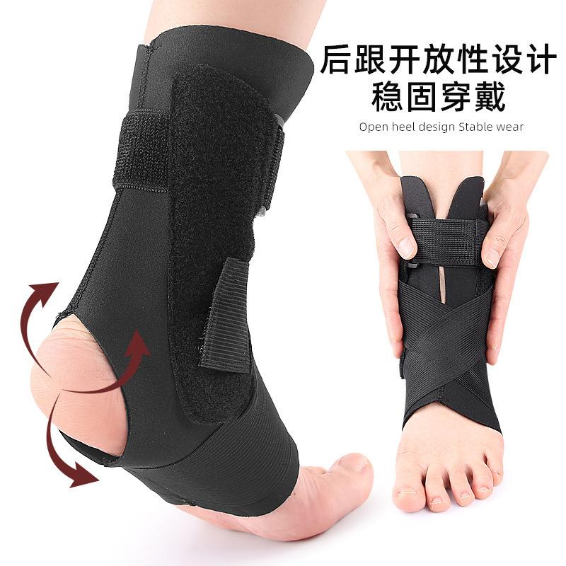 New Breathable Polyester Ankle Support Brace with Pressure Straps for Comfortable Protection