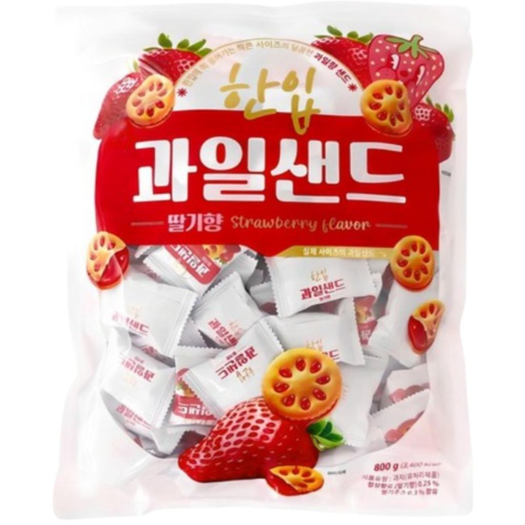

One-bite Fruit Sand Grape & Strawberry 800g Strawberry