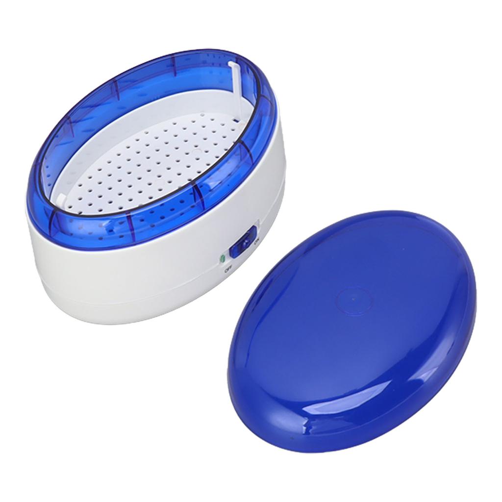 Jewelry Cleaner Machine ABS Quick Washing Portable Glasses Cleaner Machine for Ring Earing Glasses Cosmetic Brush