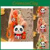 Cute And Creative Panda Keychain Perfect For Backpacks And Keyrings